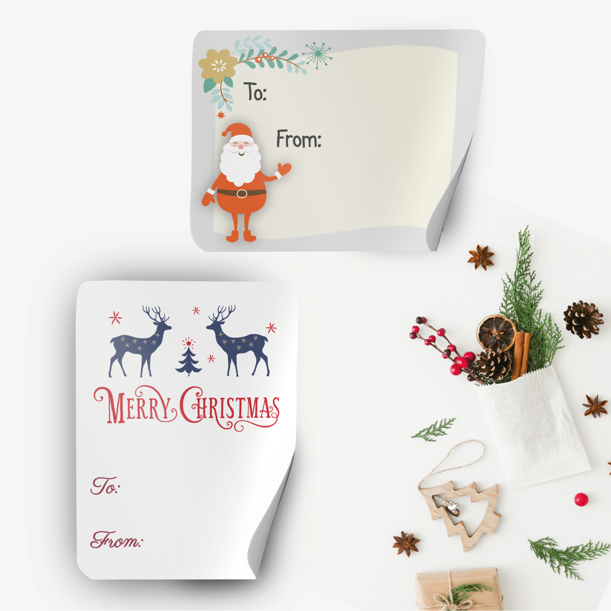 Non-Personalised Gift Tag Stickers